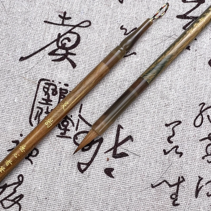 灵韵纯狼毫小楷，出峰1.8口径0.55口径0.6适用于1cm小楷抄经勾线