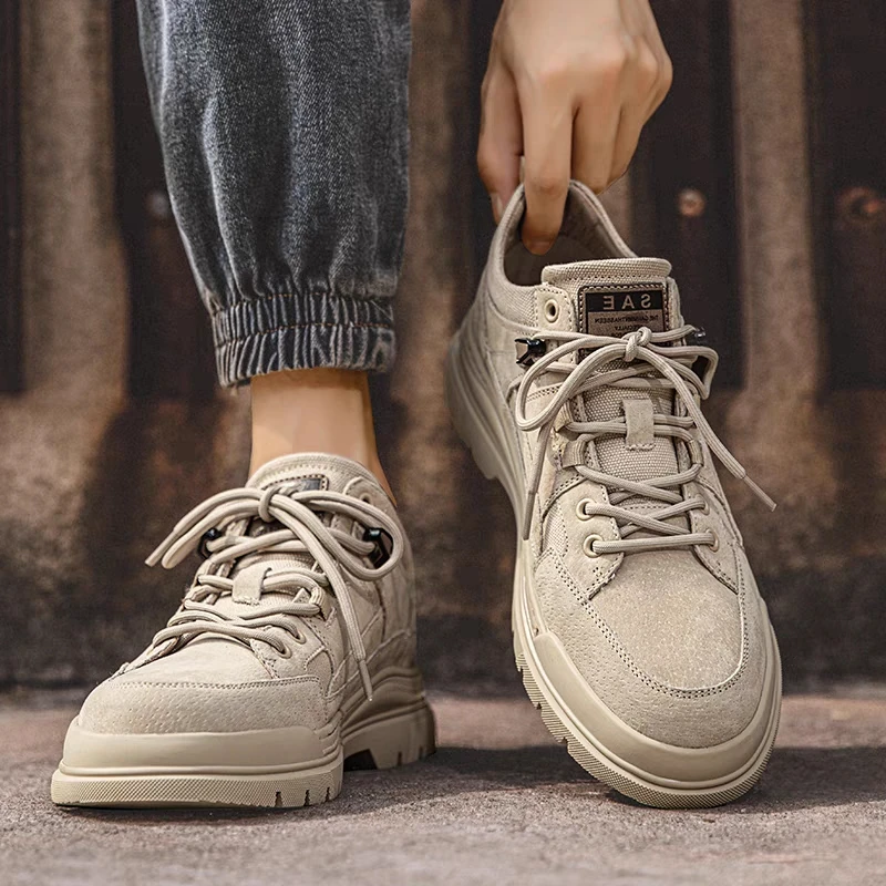 工作马丁鞋2025新款男鞋英伦风工装男士潮鞋休闲鞋子男款春季秋季