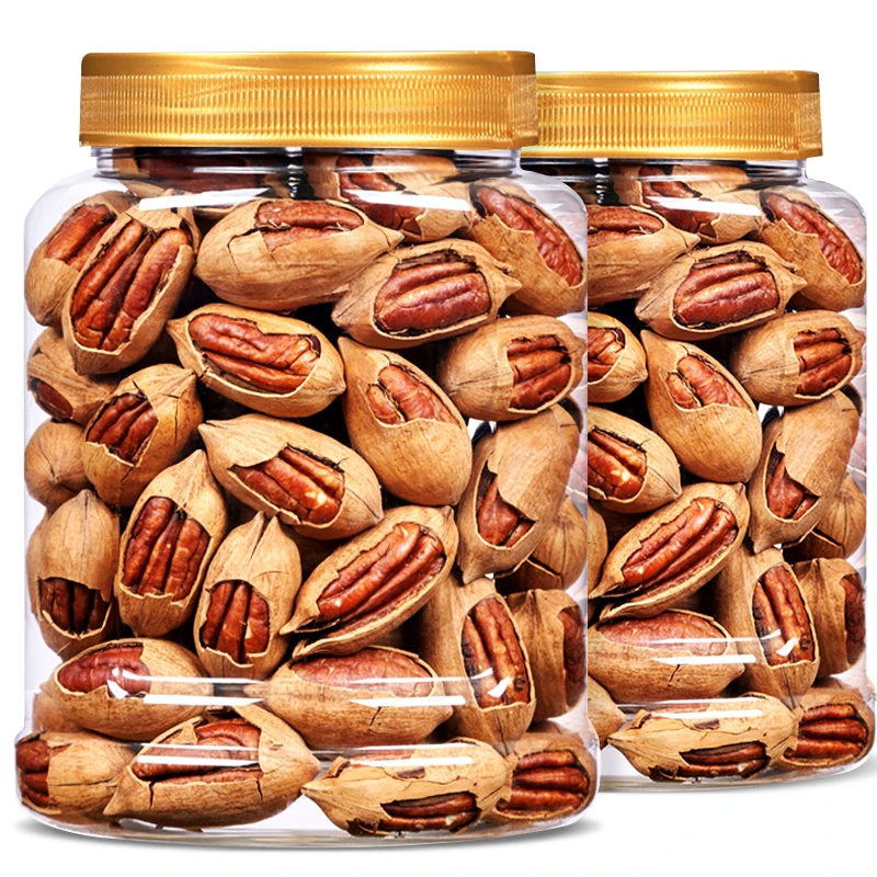 薄壳大果新货碧根果果仁奶油原味奶油味坚果罐装8g香脆年货精选