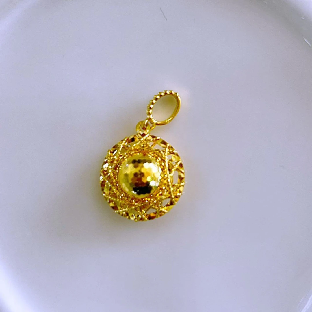 【富远黄金】足金鸽子蛋吊坠FYDDB8-10935