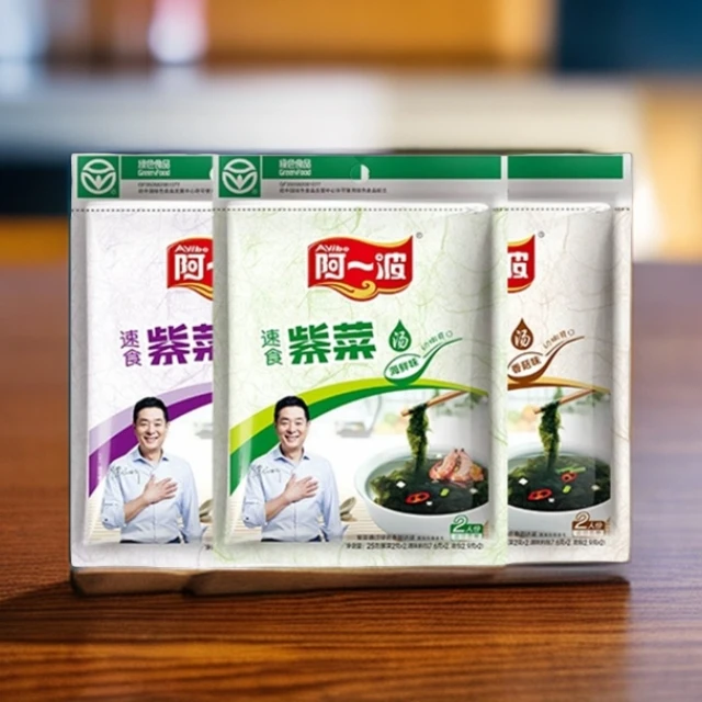 阿一波速食可选紫菜汤香菇味番茄味虾米味排骨味62g煲汤冲泡即食