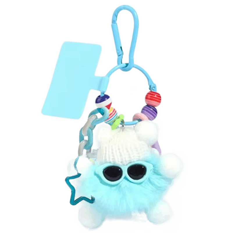 【赠品勿拍 仅用于兑换使用】星星毛球挂饰钥匙扣