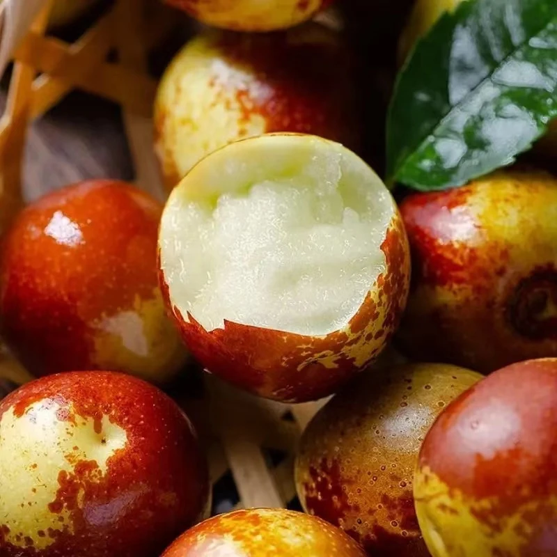 北京平谷/大山深处冰糖冬枣/脆甜爽口现摘现发无农药化肥/3/5斤