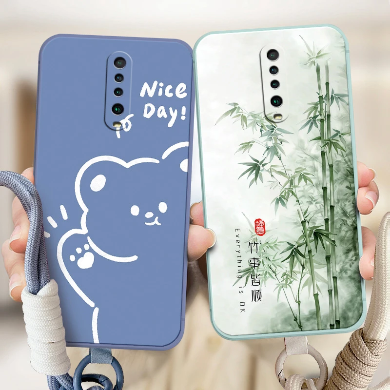 适用红米k30手机壳redmik30可爱M1912G7BE卡通红谜K304G软硅胶