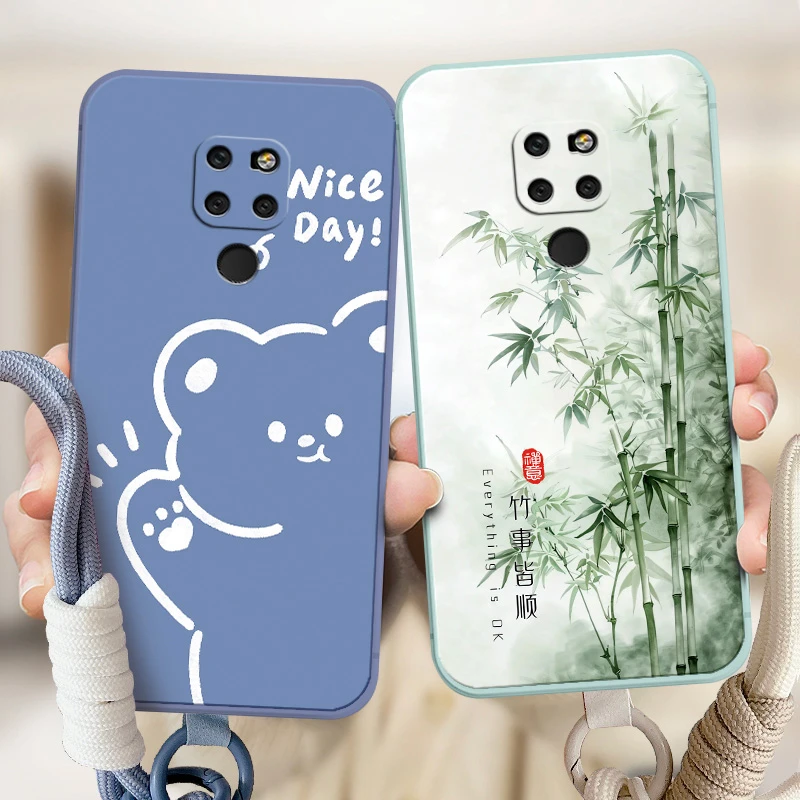 适用华为mate20手机壳hmatloo可爱HMA-AL00软硅胶mete20卡通MT20