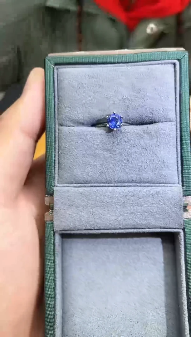【闪购商品】蓝宝石戒指银S925镶嵌011