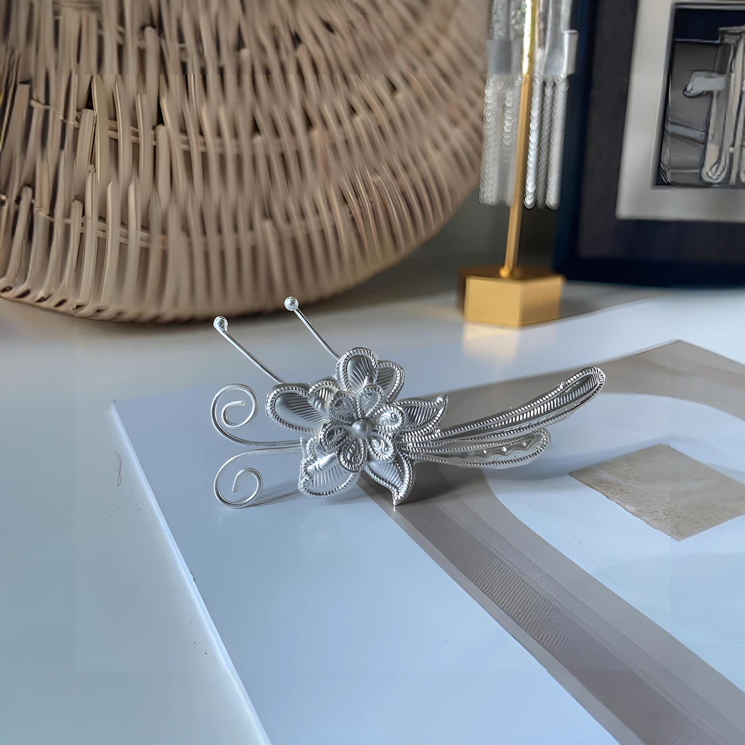 足银耳饰 精美民族风头插，纯手工古典美头饰古风气质素款