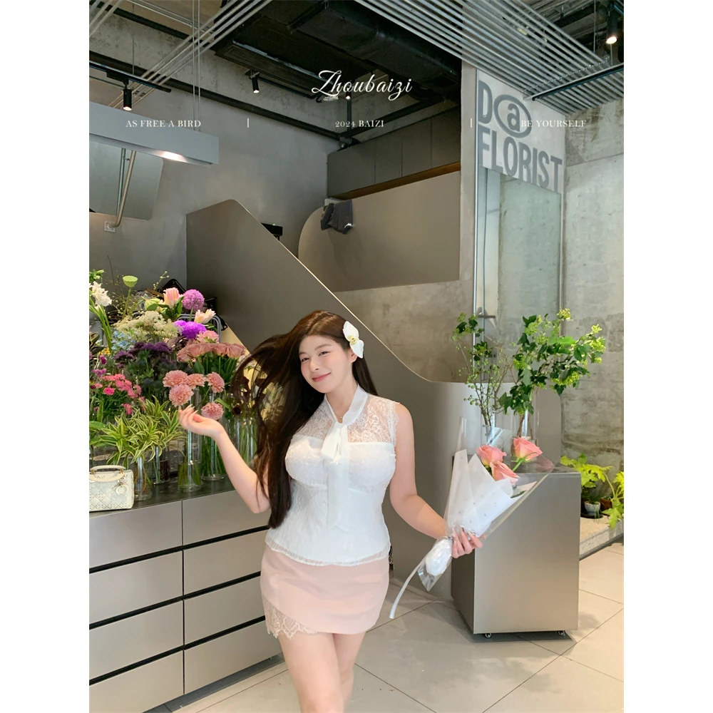 韩女蕾丝半裙!!!【45度斜裁收腹!!!·“韩女法则”】Z242BP2139