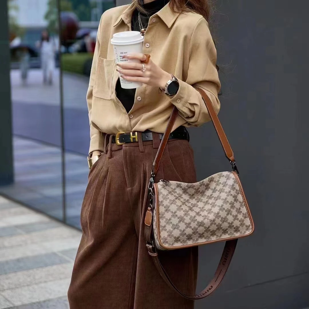 【醉牛】包包女款爆款2025新款豌豆包时尚百搭斜挎包大容量腋下包女