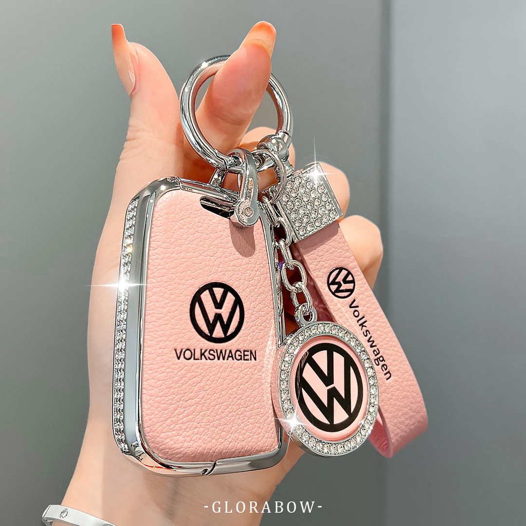 2025款大众速腾钥匙套探岳朗逸途观宝来探歌polo迈腾探影真皮女扣