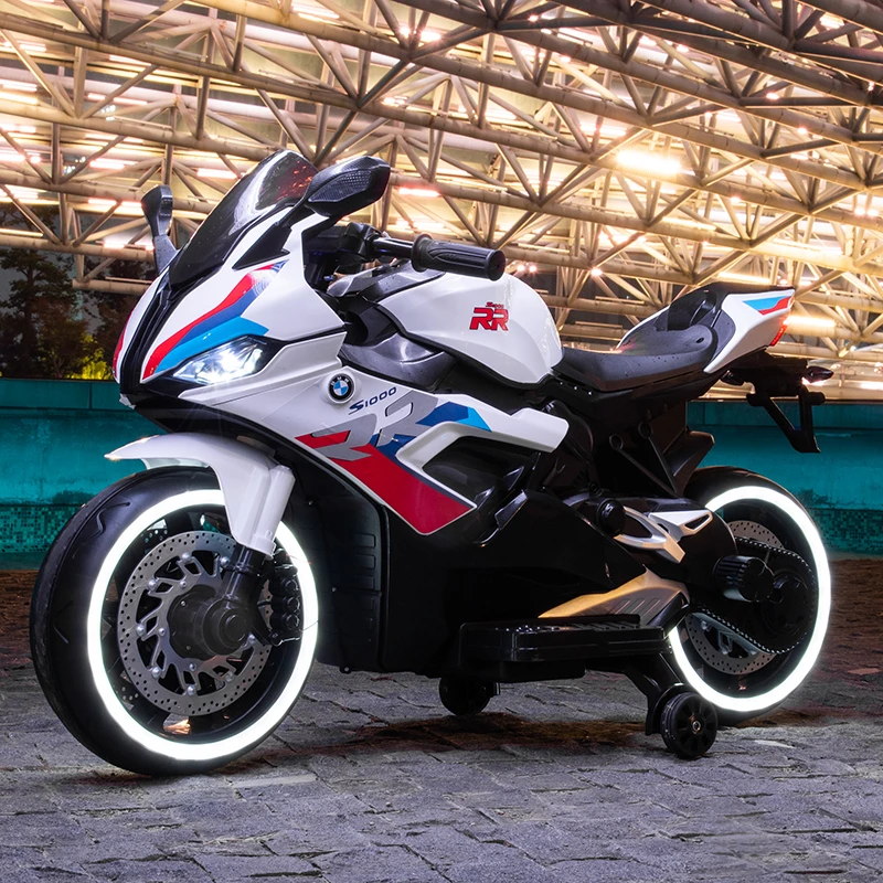 福瑞娃81儿童电动摩托车3-10岁可坐大人男女小孩电瓶玩具两轮机车