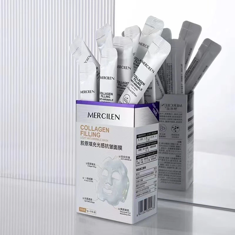 MERCILEN/梦希蓝胶原抗皱紧致涂抹补水面部润肤清爽面膜遇水即溶