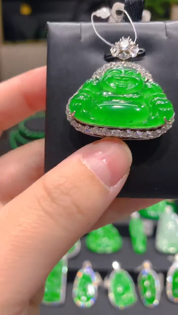 【闪购商品】翡翠颈饰银S925镶嵌20YIJ1