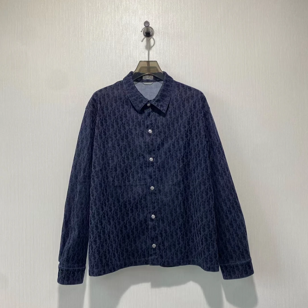 Dior 迪奥 满字母logo暗纹衬衫外套 56码/99新/毒价16600/SN2206