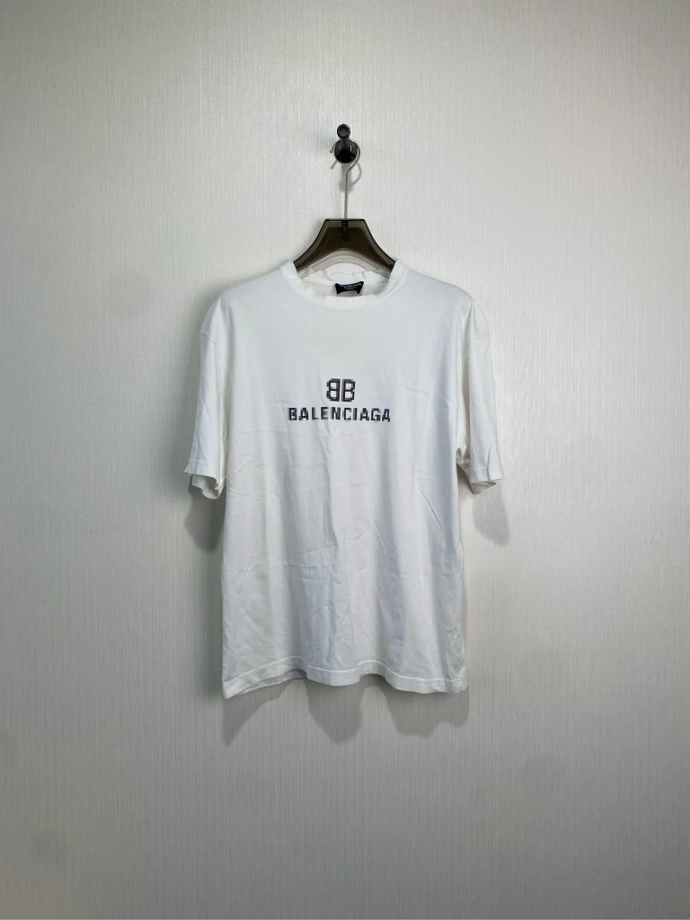 Balenciaga 巴黎世家 马赛克短袖 9新/XS码/SN2217
