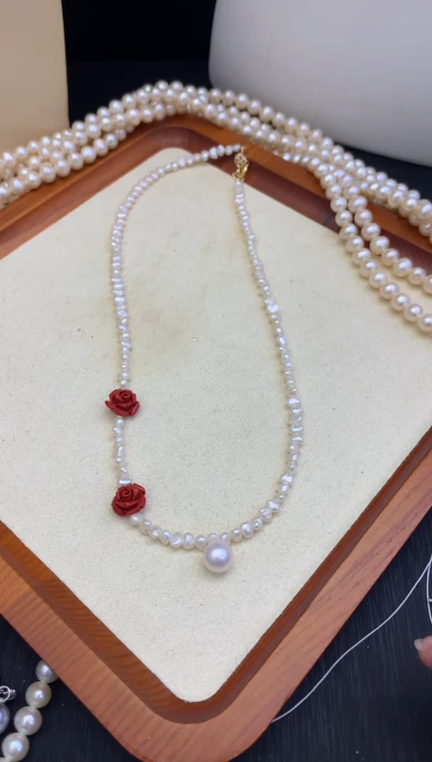 【闪购商品】淡水珍珠颈饰未镶嵌套装