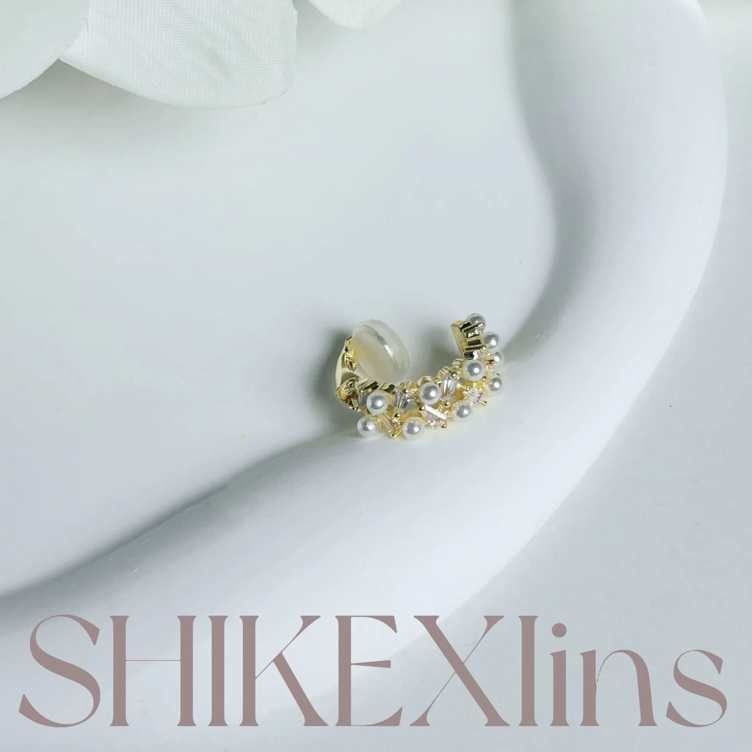 铜合金仿珍珠耳饰 耳骨夹轻奢气质优雅耳环百搭时尚小众简约精致