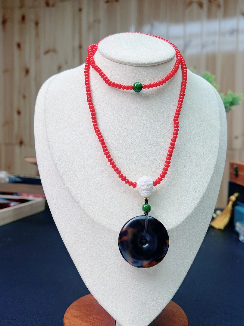 姑娘珊花色冒冒牌 DIY 毛衣链A45