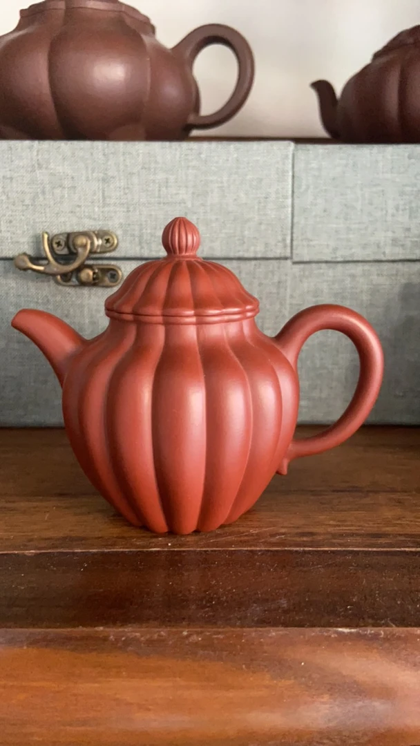 筋纹器小秋水 大红袍 容量120cc