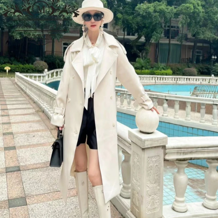 M33H001百搭时尚中长款风衣