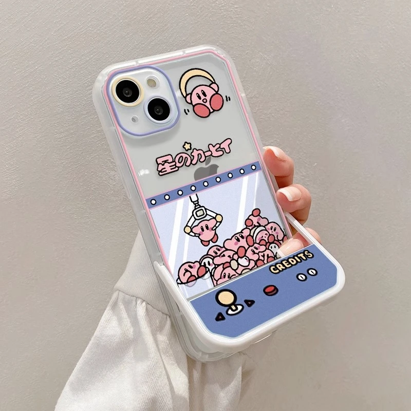 卡比娃娃机适用iPhone苹果16华为荣耀vivo小米oppo隐形支架手机壳