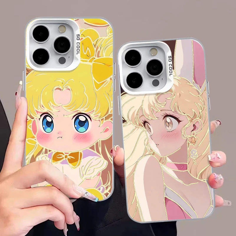 水冰月适用苹果16华为荣耀vivo/iqoo/oppo小米红米彩银手机壳