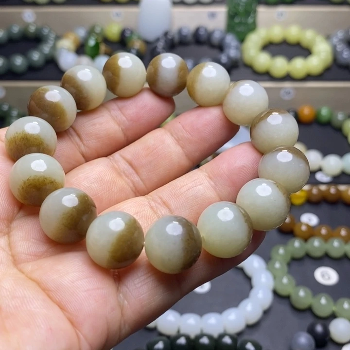 和田玉手串未镶嵌