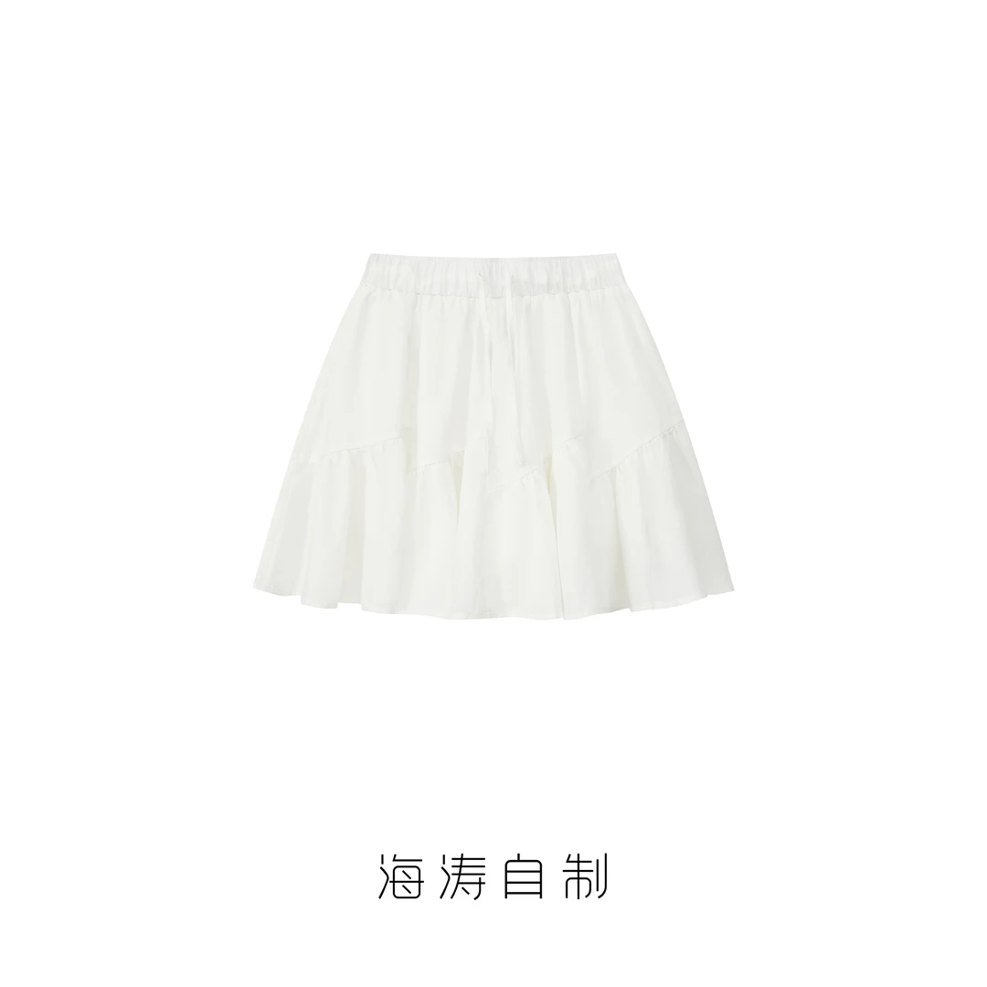 MOVNSENR 100%兰精天丝防走光芭蕾风半裙 GJ8112