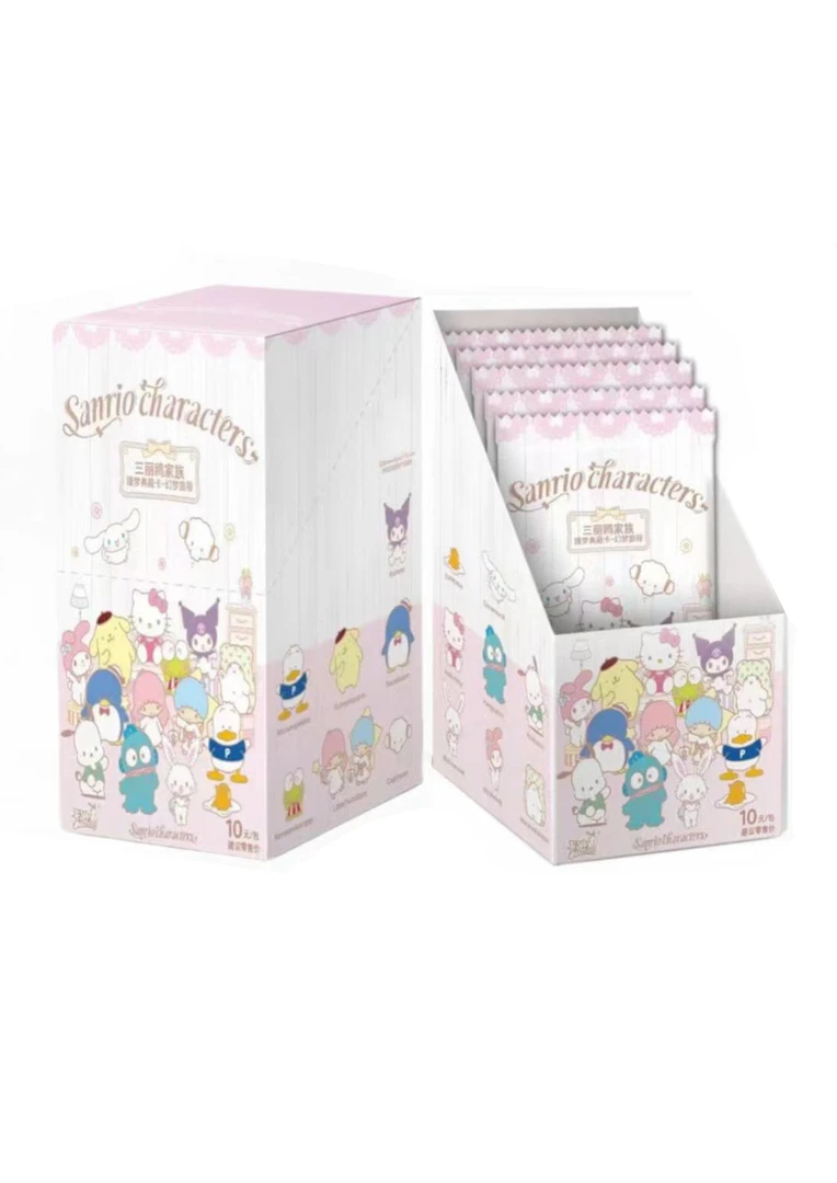 【炸浮浮】3包体验 三丽鸥臻梦典藏卡 蜡笔小新等盲盒收藏卡片