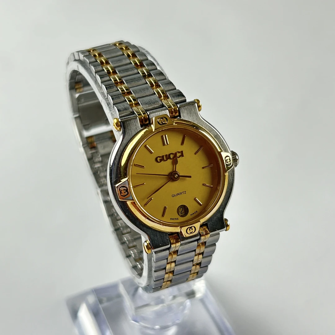 95新 GUCCI/古驰 古驰C/D1628/石英女表/表径25mm原装