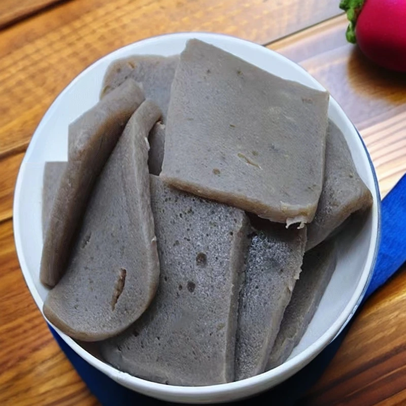 魔芋豆腐陕西安康农家手工现磨魔芋豆腐陕南魔芋块石泉纯手工制作