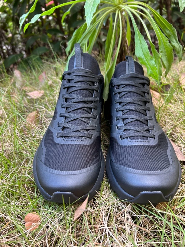 LD3防水（黑色）男士户外运动徒步鞋防滑耐磨轻便越野跑鞋