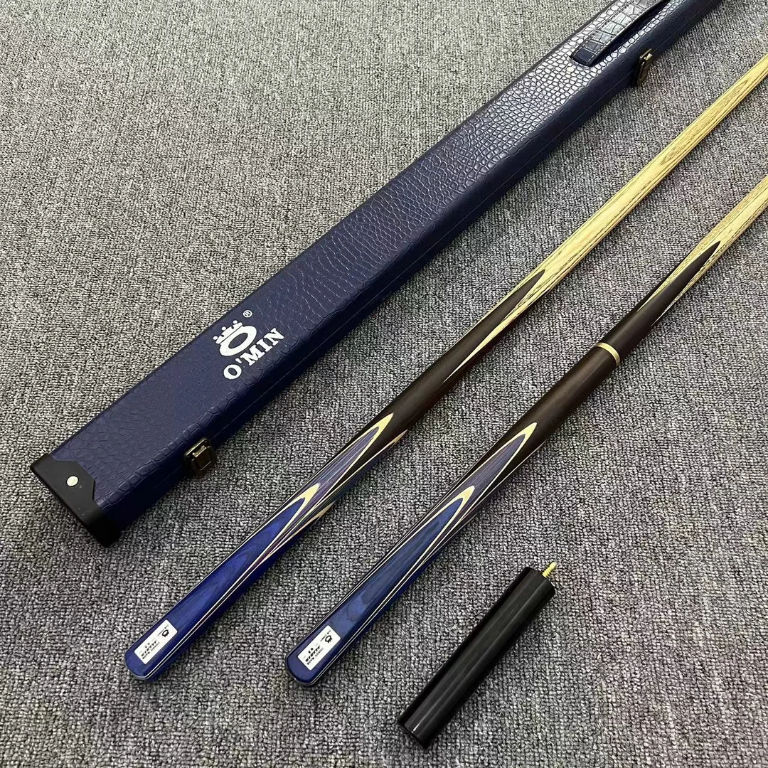O’Min/奥秘爱神台球杆小头10mm斯诺克中式黑八手工白蜡木精选球杆