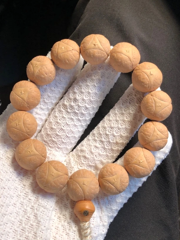 17mm球龙厚度15铁籽龙眼尼泊尔菩提手串