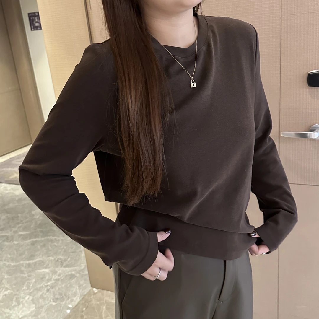 盈盈&南岛风 2023新款冬慵懒风百搭休闲宽松打底针织上衣ZYY64