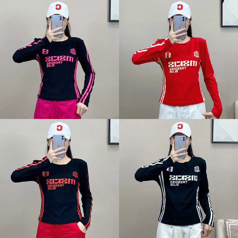 【秋冬新品】长袖T数码印花弹力棉舞蹈服广场舞服跳舞衣服上衣