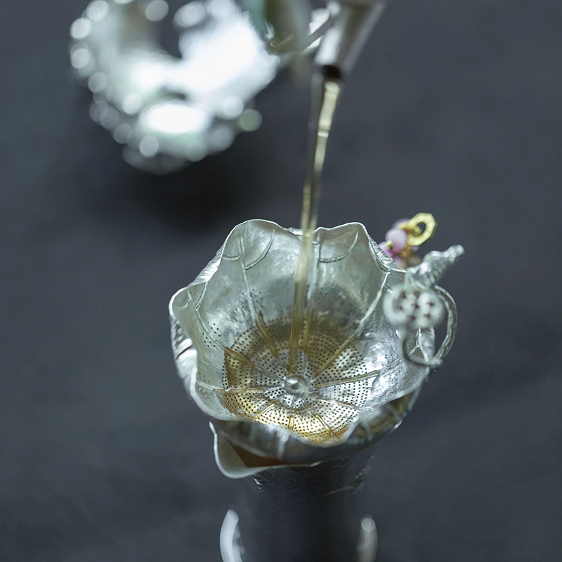 BG0100  莲蓬银茶漏茶周边茶滤