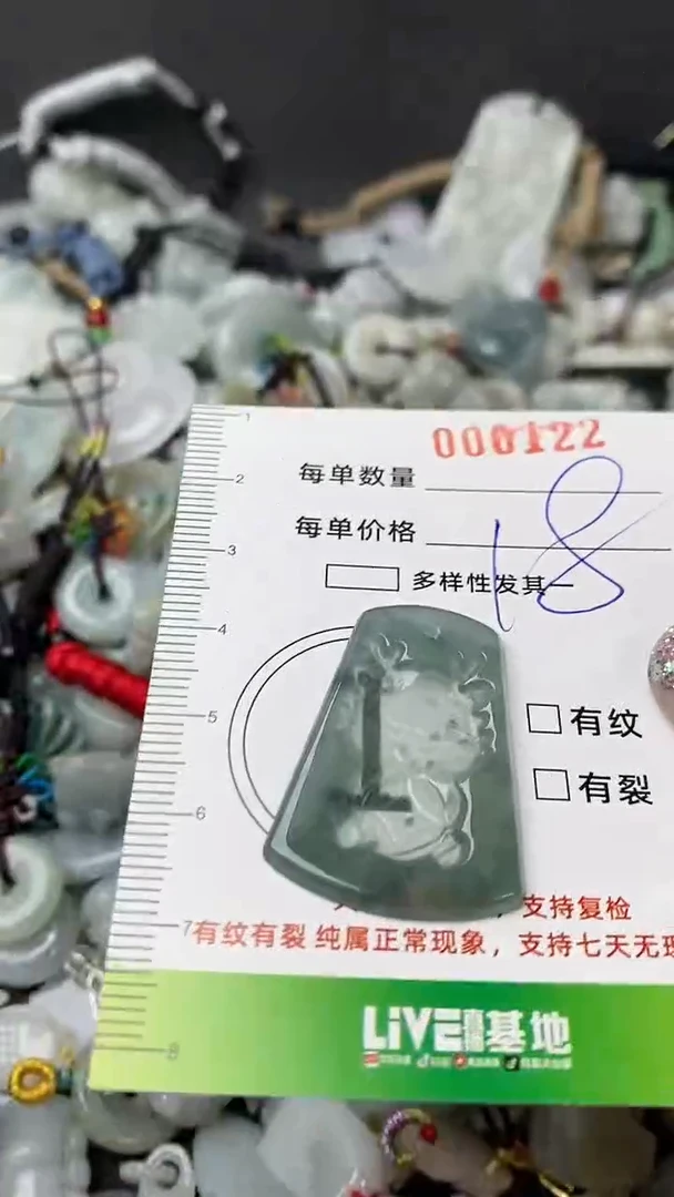 【闪购商品】翡翠颈饰未镶嵌翡翠000122