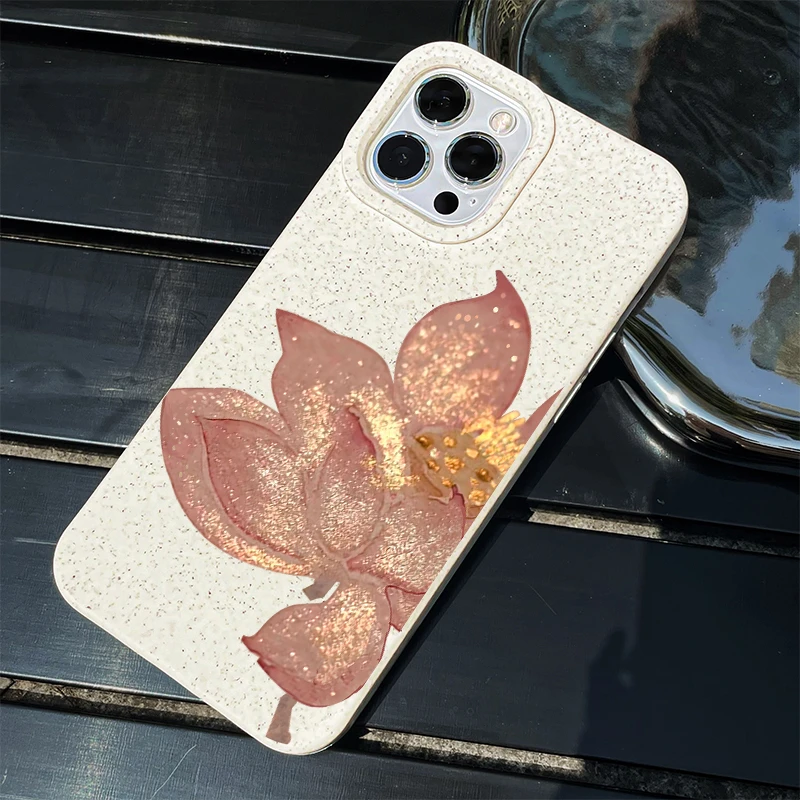好运莲莲iPhone15/14Promax手机壳14/13Pro小麦款12/7plus防摔8软