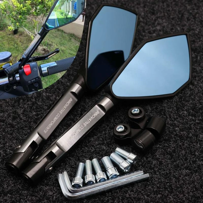 摩托车后视镜 电瓶车 踏板车 街车 福喜 MSX125 黄龙 反光镜