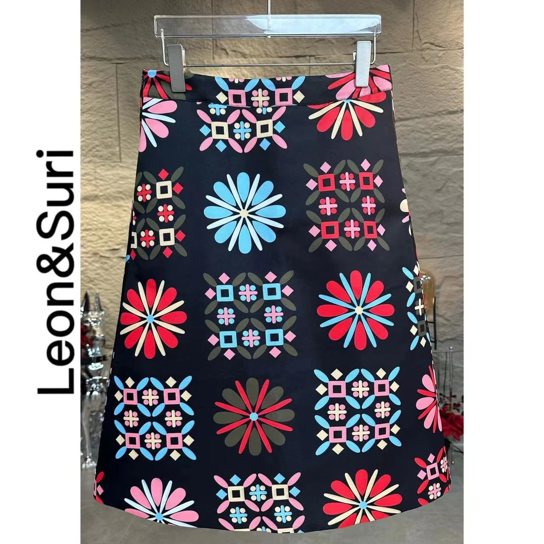 C【年终大促】 “青灯佛茶”新款设计款印花半裙