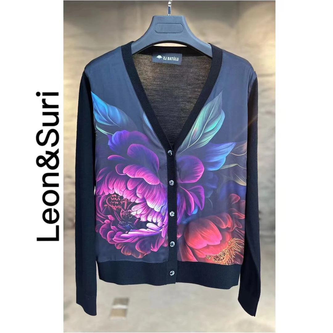 F【年终大促】 “云烟如画”新款高级感全美丽诺羊毛织开衫