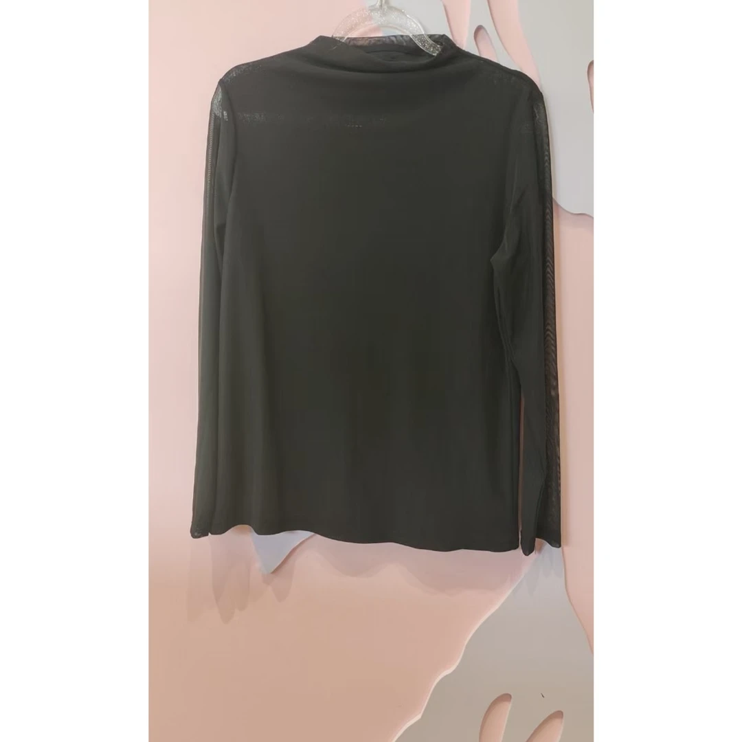 Q778 菲姐时尚气质长袖百搭女士休闲修身纯色打底上衣