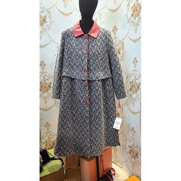 YUFEI/禹菲  FJ 2753-AAA  菲姐轻奢时尚气质长款外套女装