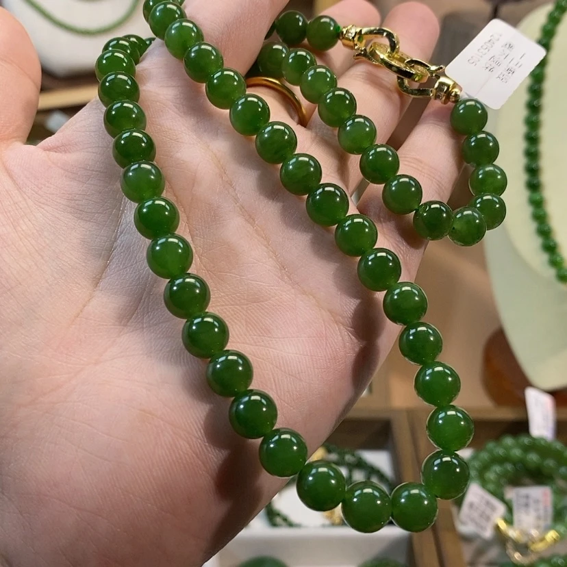 【闪购商品】和田玉(碧玉)项链未镶嵌
