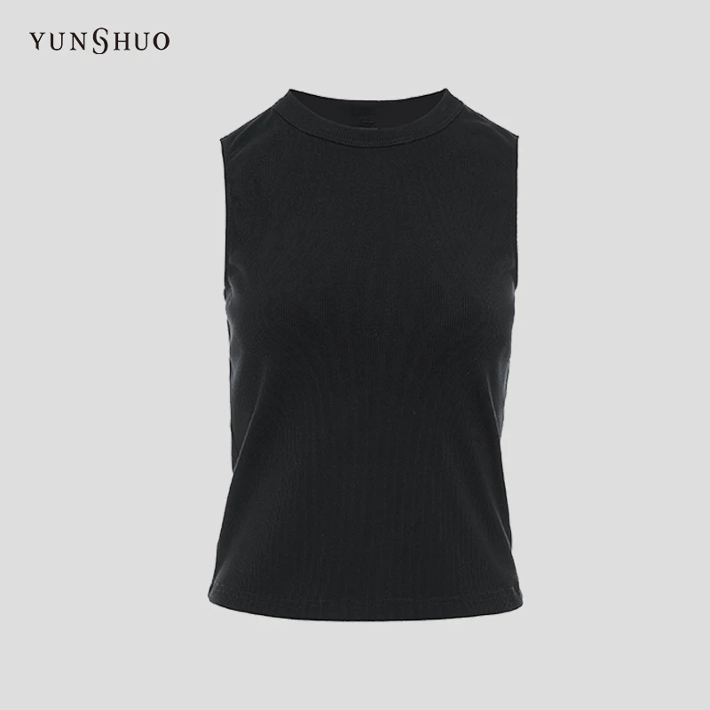 YUNSHUO 2024夏季新品时尚百搭背心T恤 315040