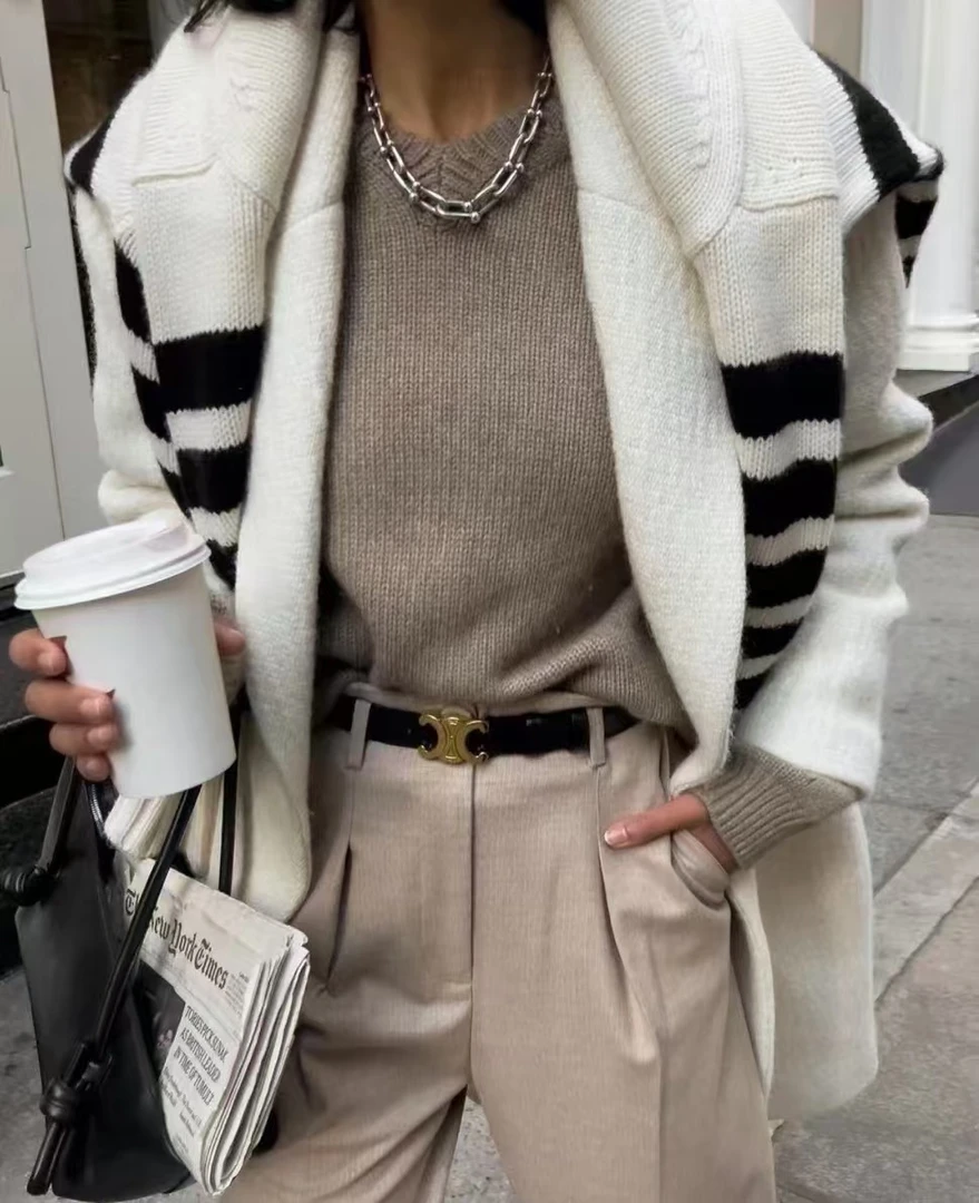 百搭针时尚织衫打底