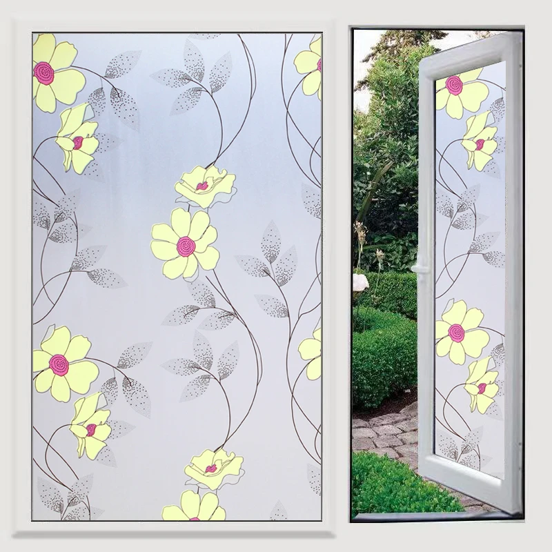 窗户磨砂玻璃贴纸透光不透明卫生间厕所浴室玻璃保护隐私防走光贴