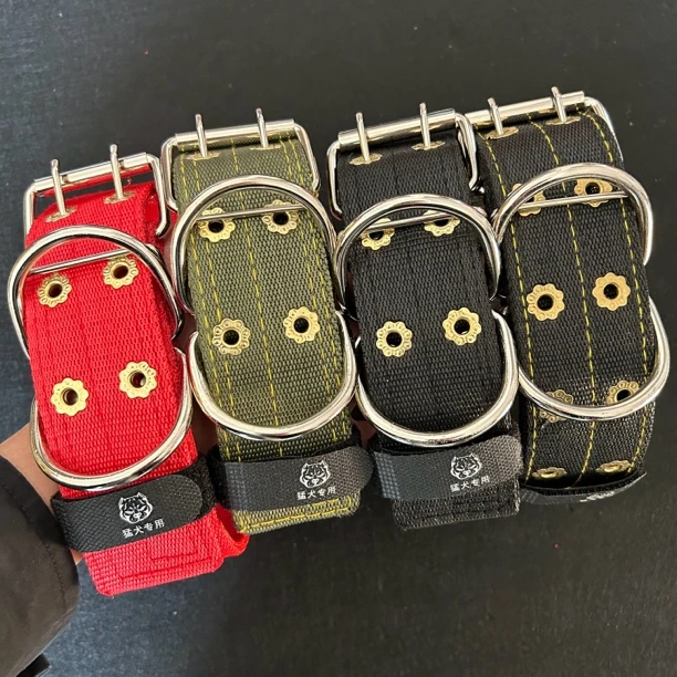 大型猛犬项圈脖圈拴狗宠物金毛结实狗颈圈大型犬项圈狗狗防脱项圈