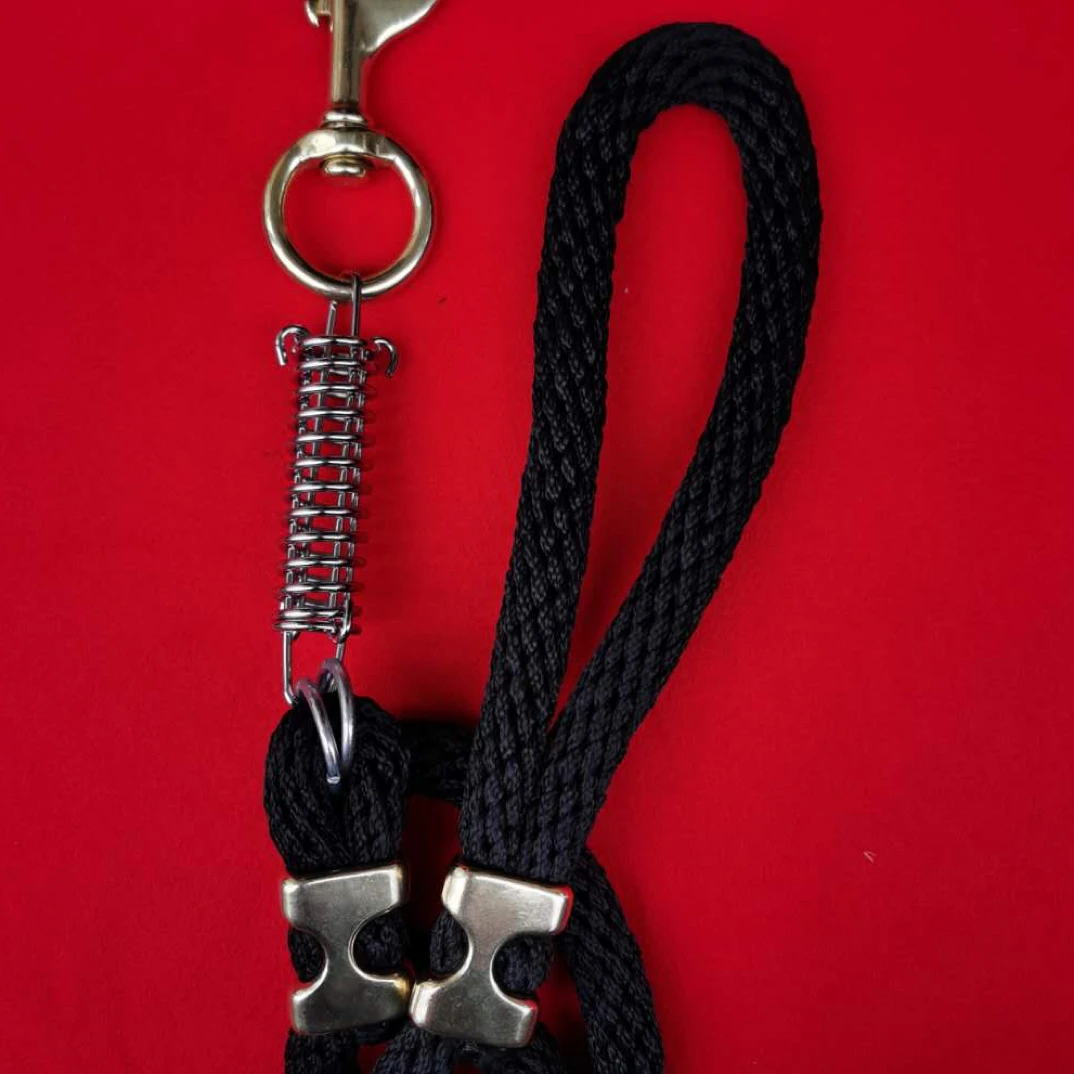 大型犬猛犬专用防爆冲缓冲作用铜产品不锈钢牵引绳